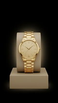 Classic gold dress watch