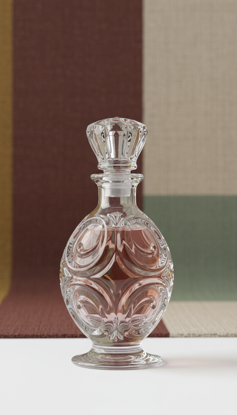 Baroque crystal fragrance bottle