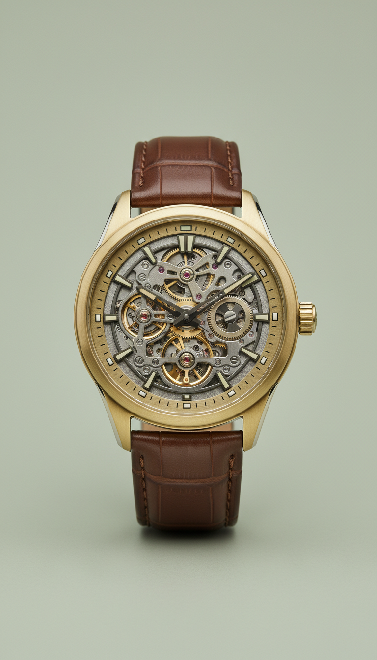 Celeste Skeleton Automatic Watch